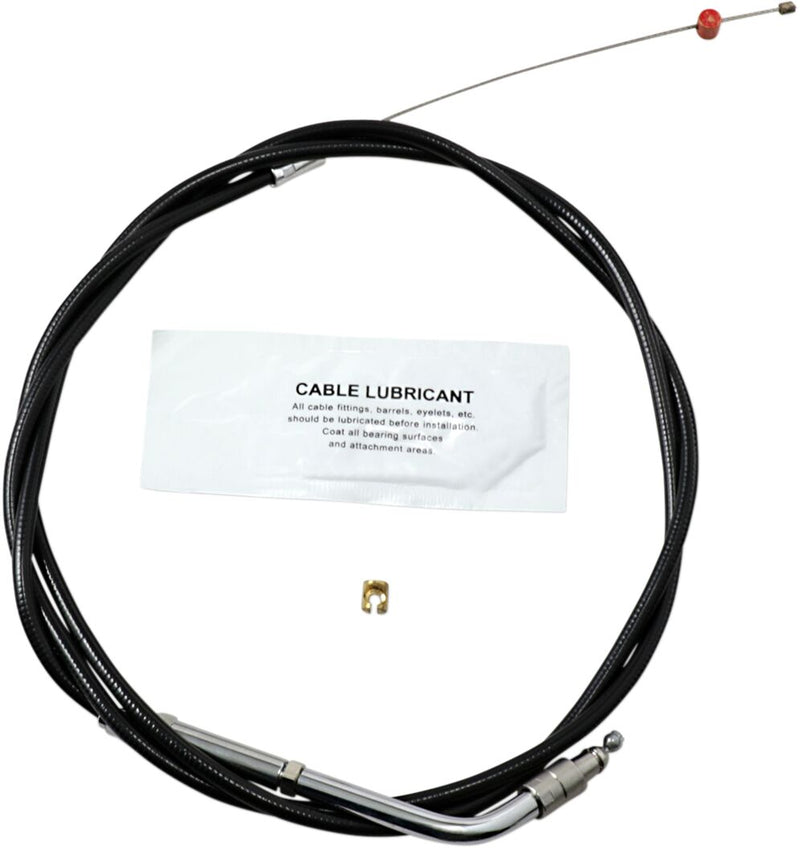 Barnett Black Vinyl Throttle/idle Cable - +15,2 cm (6"), Each, Alternate Length for Harley-Davidson Touring 2007