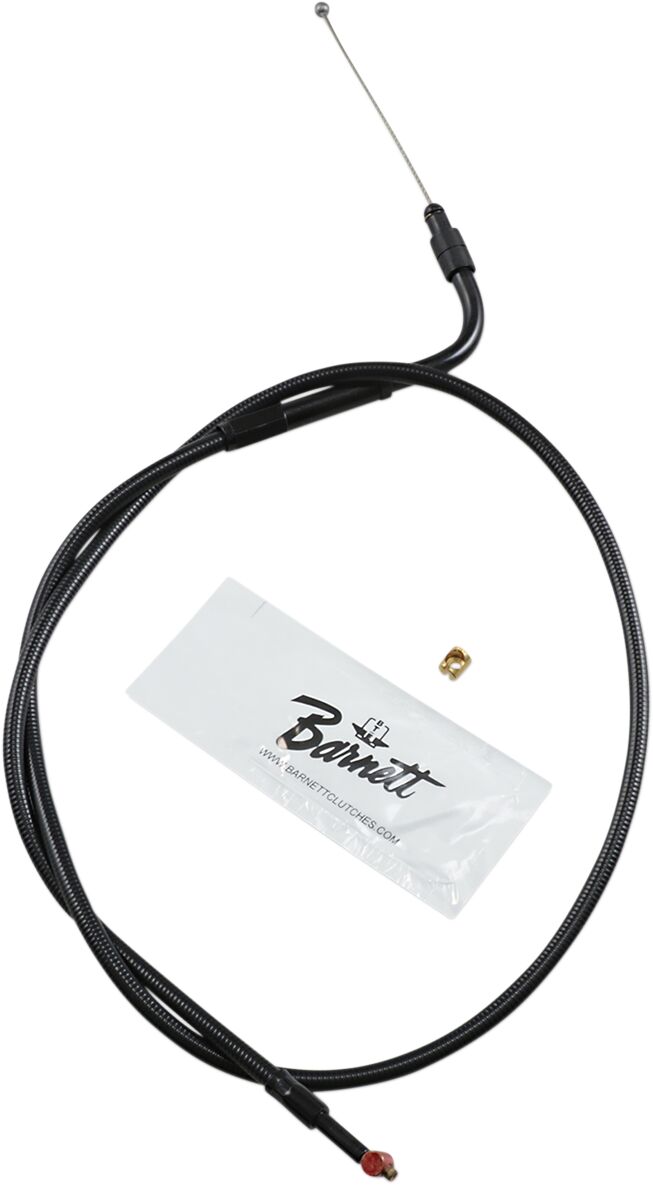 Barnett Stealth Series Throttle/idle Cable - Each, Standard - Black for Harley-Davidson V-Rod 2002-2017