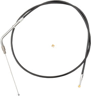 LA Choppers Black Vinyl Braided Handlebar Throttle Cable Alternate Length Ape Hanger 45,5 cm - 51 cm (18" - 20") 45.5 cm - 51 cm