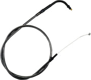 LA Choppers Midnight Braided Handlebar Throttle Cable Black Alternate Length Ape Hanger 30,5 cm - 35,5 cm (12" - 14") 30.5 cm - 35.5 cm