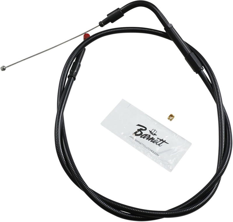 Barnett Stealth Series Throttle/idle Cable - +76 mm (3"), Alternate Length, Each - Black for Harley-Davidson V-Rod 2002-2017