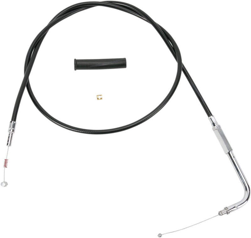 Drag Specialties Black Vinyl Cable - Each, Idle for Harley-Davidson Touring, Softail, Sportster & Dyna 1996-2022