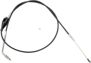 LA Choppers Black Vinyl Braided Handlebar Idle Cable Alternate Length Ape Hanger 38 cm - 43 cm (15" - 17")
