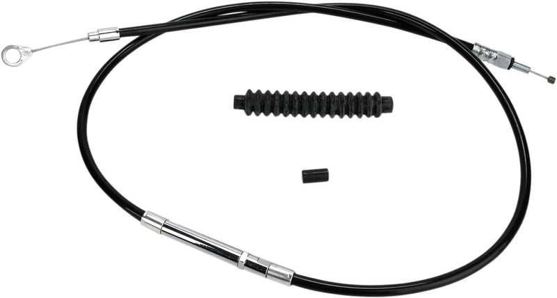 Barnett High-efficiency Black Vinyl Clutch Cable - Each, Standard for Harley-Davidson Sportster 1986-2022