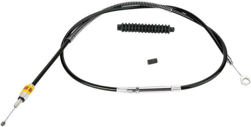 Barnett High-efficiency Black Vinyl Clutch Cable - Standard, Each for Harley-Davidson Softail & Dyna 1996-2007