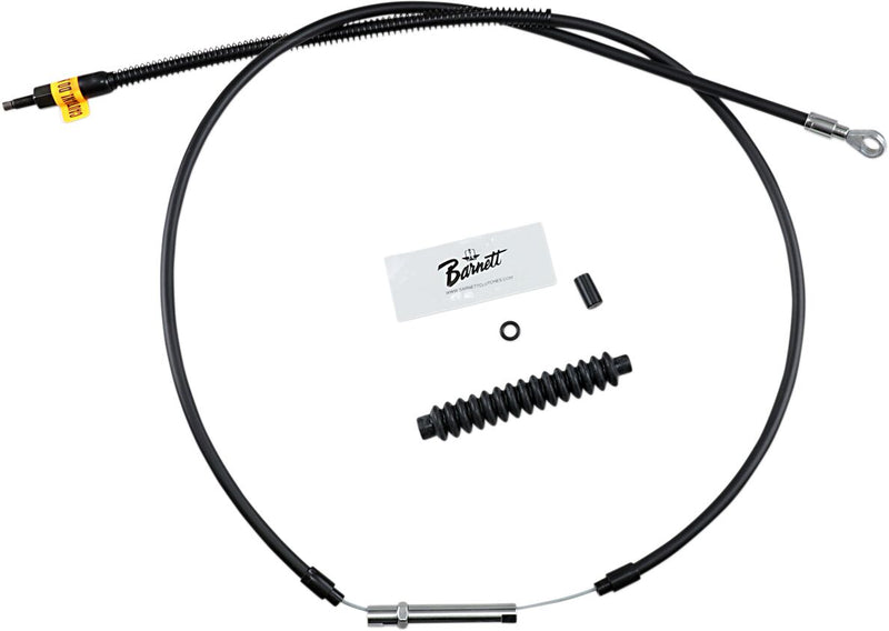Barnett High-efficiency Black Vinyl Clutch Cable - Standard, Each for Harley-Davidson Softail 2003-2014