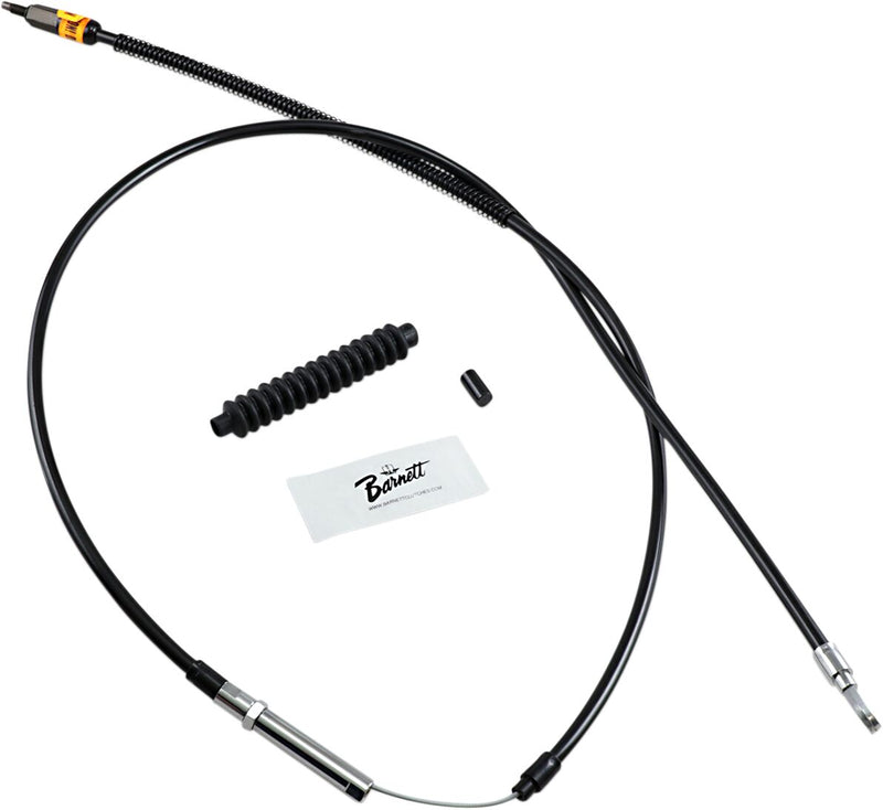 Barnett High-efficiency Black Vinyl Clutch Cable - Each, +15,2 cm (6"), Alternate Length for Harley-Davidson Dyna 2006-2016
