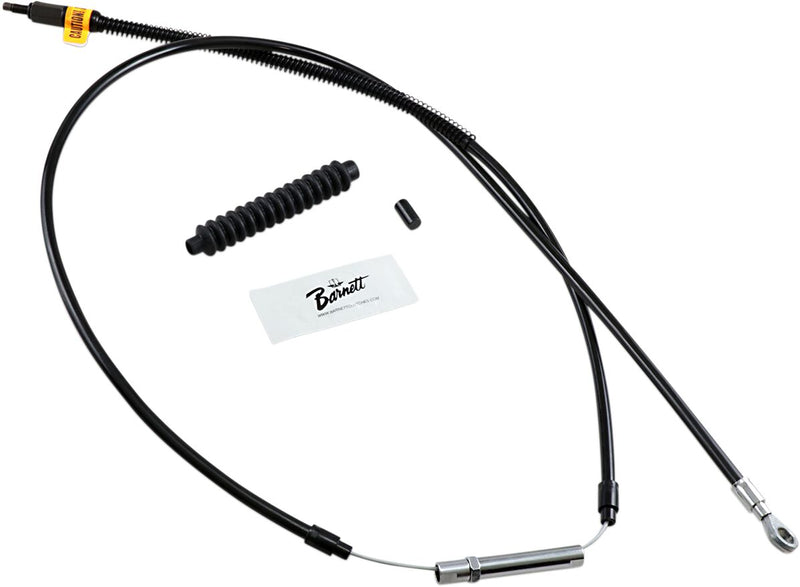 Barnett High-efficiency Black Vinyl Clutch Cable - +15,2 cm (6"), Alternate Length, Each for Harley-Davidson Touring & Trike 2008-2016