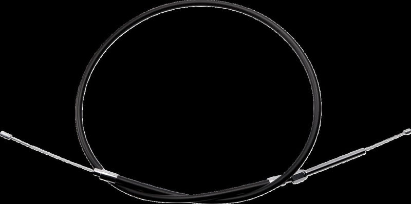 Drag Specialties High-efficiency Black Vinyl Clutch Cable - Each, Alternate Length, +15,2 cm (6") for Harley-Davidson Sportster 1971-1985