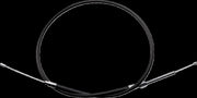 Drag Specialties High-Efficiency Black Vinyl Clutch Cable Fits Harley-Davidson Sportster Models 1971-1985