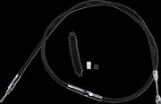 Drag Specialties High-Efficiency Black Vinyl Clutch Cable