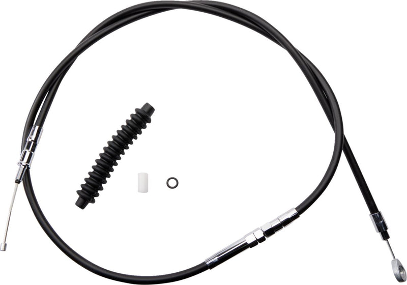 Drag Specialties High-efficiency Black Vinyl Clutch Cable - Standard, Each for Harley-Davidson Touring 2007
