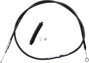 Drag Specialties High-Efficiency Black Vinyl Clutch Cable Fits Harley-Davidson Dyna Models 2006-2017