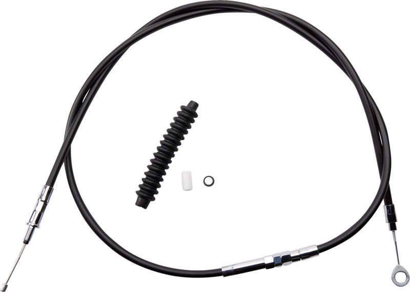 Drag Specialties High-Efficiency Black Vinyl Clutch Cable Fits Harley-Davidson Dyna Models 2006-2017