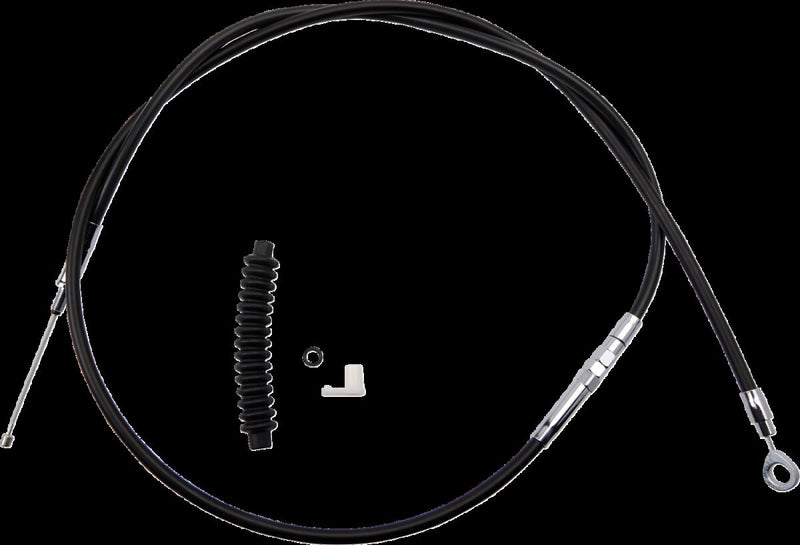 Drag Specialties High-Efficiency Black Vinyl Clutch Cable #4322408HE