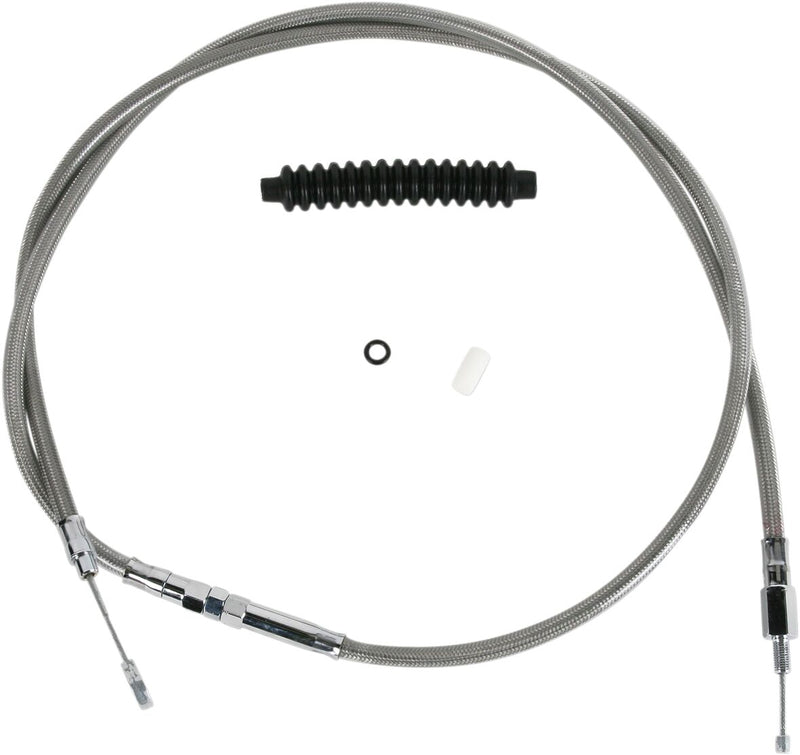 Drag Specialties High-Efficiency Braided Stainless Steel Clutch Cable #5321000HE