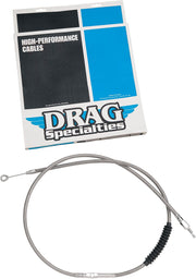 Drag Specialties High-Efficiency Braided Stainless Steel Clutch Cable #5321200HE