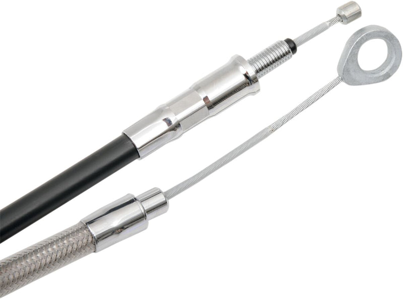 Drag Specialties High-Efficiency Braided Stainless Steel Clutch Cable #5322400HE