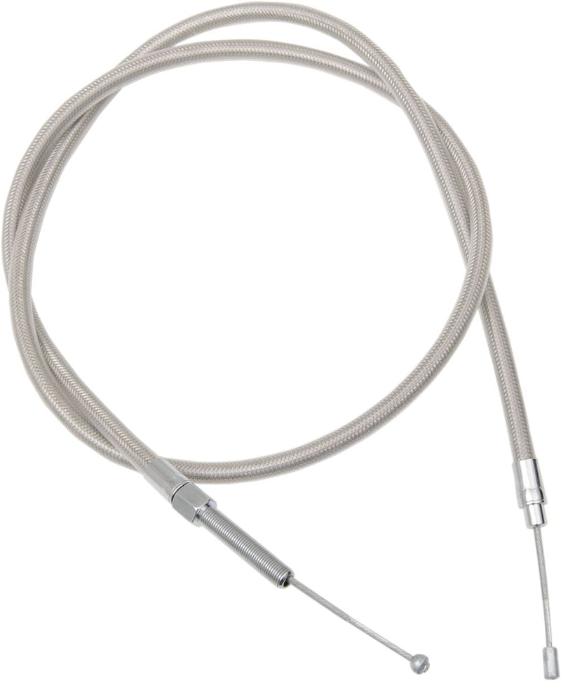 Drag Specialties High-Efficiency Braided Stainless Steel Clutch Cable #5320256HE