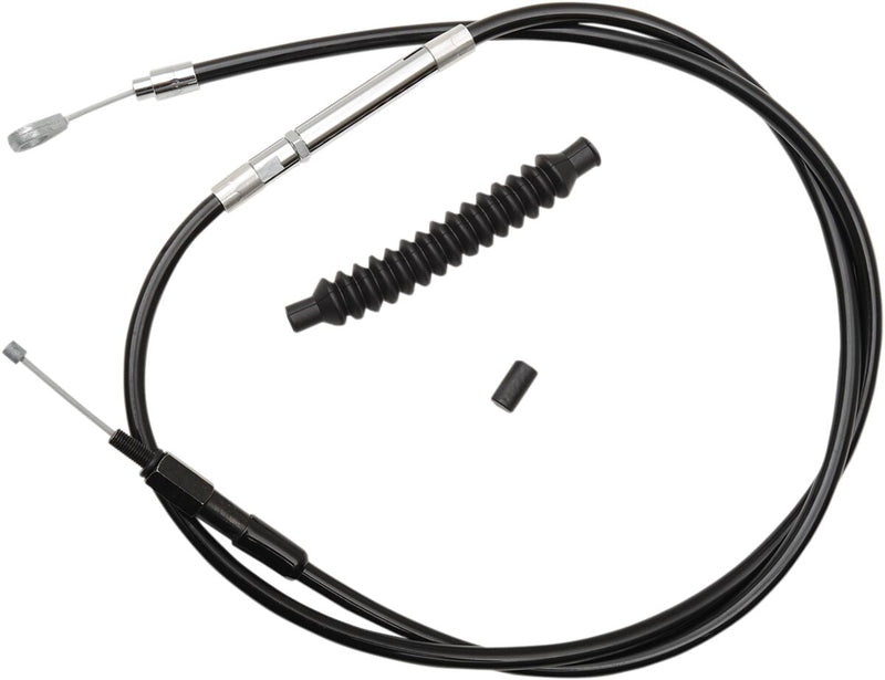 LA Choppers Black Vinyl Clutch Cable - Each, Alternate Length /  Braided for Harley-Davidson Sportster 2007-2022
