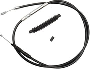 LA Choppers Black Vinyl Clutch Cable Alternate Length Braided