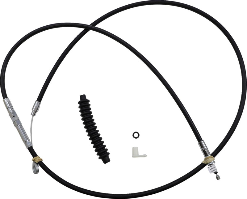 Drag Specialties High-Efficiency Black Vinyl Clutch Cable #4322518HE
