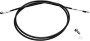LA Choppers Hydraulic Clutch Line Black Stainless Steel Vinyl #LA-8049C16B