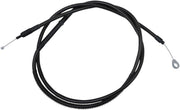 LA Choppers Midnight Braided Clutch Cable Black Alternate Length #LA-8152C16M
