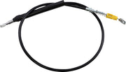 LA Choppers Black Vinyl Clutch Cable Alternate Length Braided #LA-8155C16B