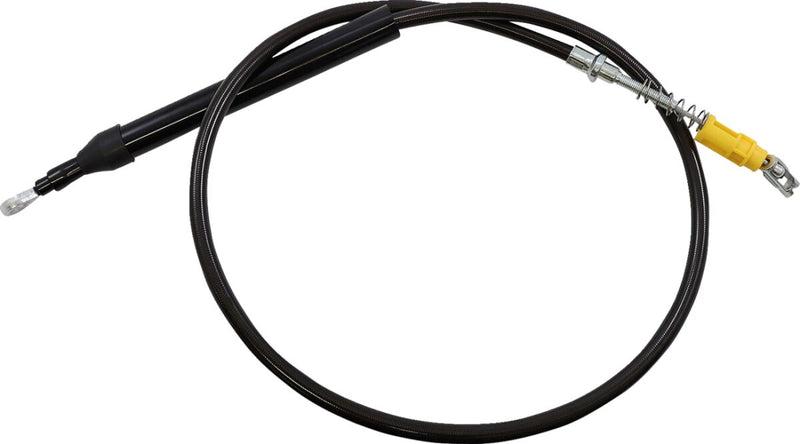 Midnight Braided Clutch Cable Softail Black #LA-8155C16M