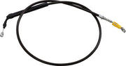 LA Choppers Midnight Braided Clutch Cable Black Alternate Length #LA-8056C19M