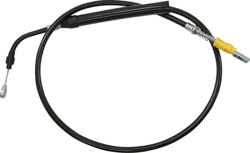 LA Choppers Midnight Braided Clutch Cable - Each - Black for Harley-Davidson Touring 2021-2024