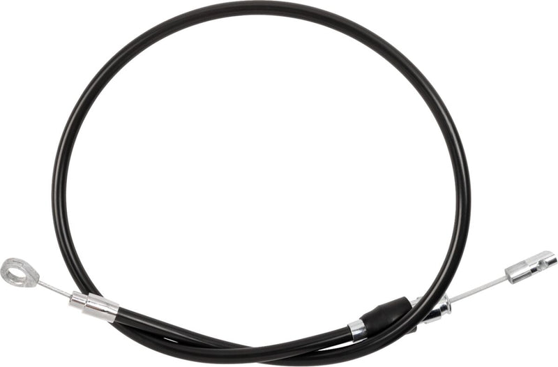 Drag Specialties Quick Connect Clutch Cable - Alternate Length /  Quick Connect, Each - Black / Chrome for Harley-Davidson Touring & Dyna 2021-2026