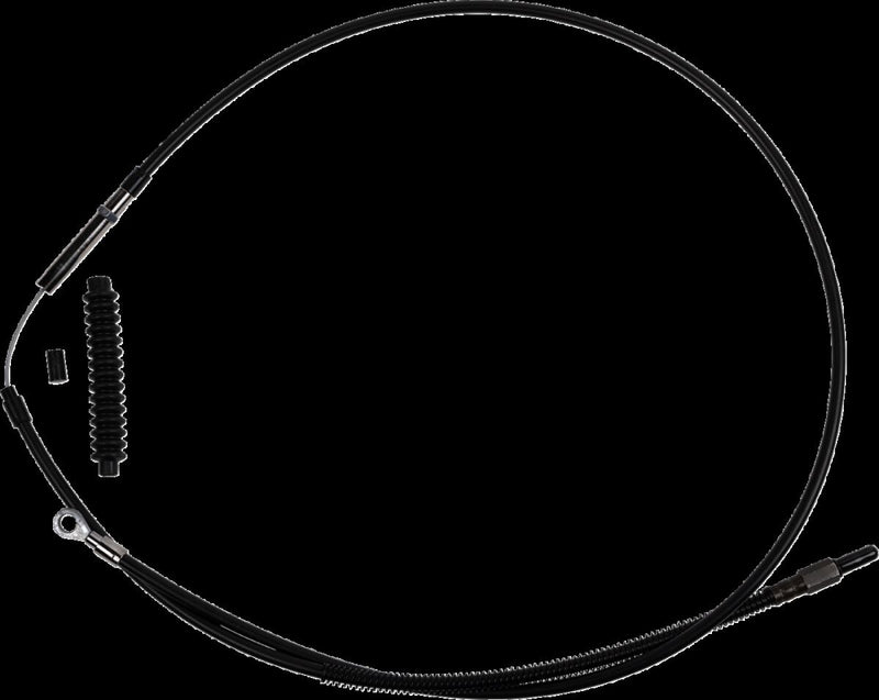 Barnett High-efficiency Black Vinyl Clutch Cable - Each, +15,2 cm (6"), Alternate Length for Harley-Davidson Touring 2021-2025
