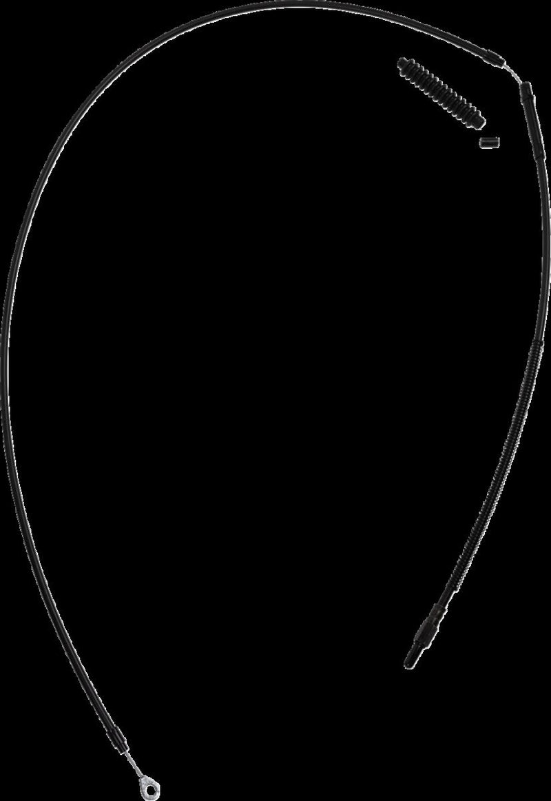 Barnett High-efficiency Stealth Clutch Cable - +25,4 cm (10"), Each, Alternate Length - Black for Harley-Davidson Touring 2021-2025