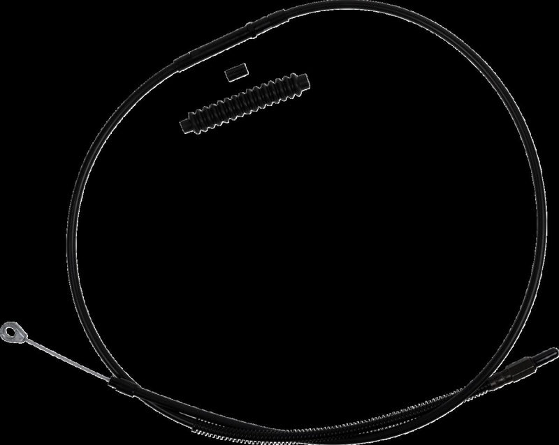 Barnett High-efficiency Stealth Clutch Cable - Each, Standard - Black for Harley-Davidson Softail 2018-2024