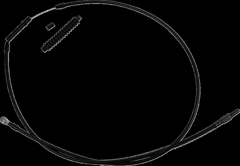 Barnett High-efficiency Stealth Clutch Cable - +15,2 cm (6"), Alternate Length, Each - Black for Harley-Davidson Softail 2018-2024