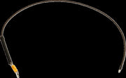 LA Choppers Midnight Braided Clutch Cable Black #LA-8059C08M
