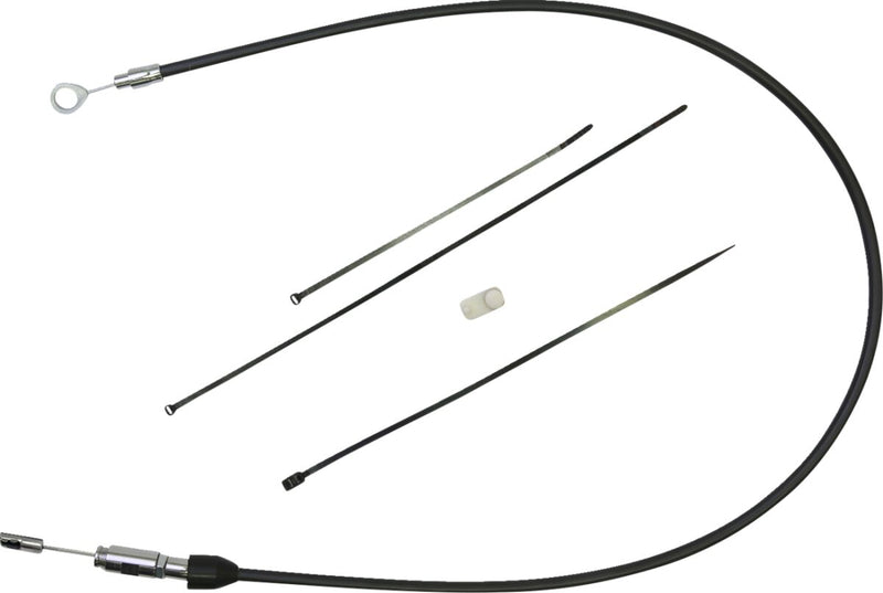 Drag Specialties Quick Connect Clutch Cable Fits Harley-Davidson Softail Models 2018-2024 Black| Chrome #43234-1HE