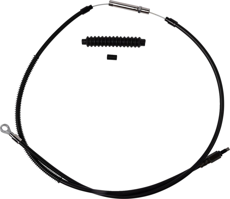 Barnett High-efficiency Black Vinyl Clutch Cable - Standard, Each for Harley-Davidson Softail & Dyna 2018-2023