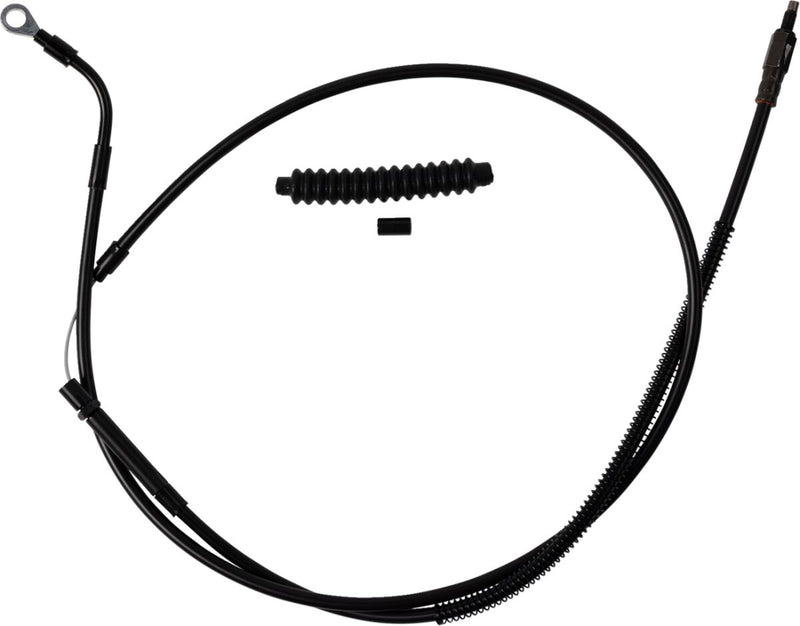 Barnett High-efficiency Stealth Clutch Cable - Alternate Length, +15,2 cm (6"), Each - Black for Harley-Davidson Touring & Trike 2021-2026