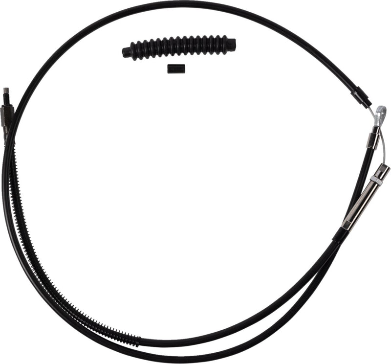 Barnett High-efficiency Black Vinyl Clutch Cable - Alternate Length, +20,3 cm (8"), Each for Harley-Davidson Touring & Trike 2021-2025