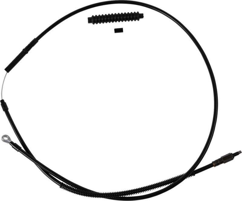 Barnett High-efficiency Stealth Clutch Cable - +15,2 cm (6"), Each, Alternate Length - Black for Harley-Davidson Touring & Trike 2021-2025