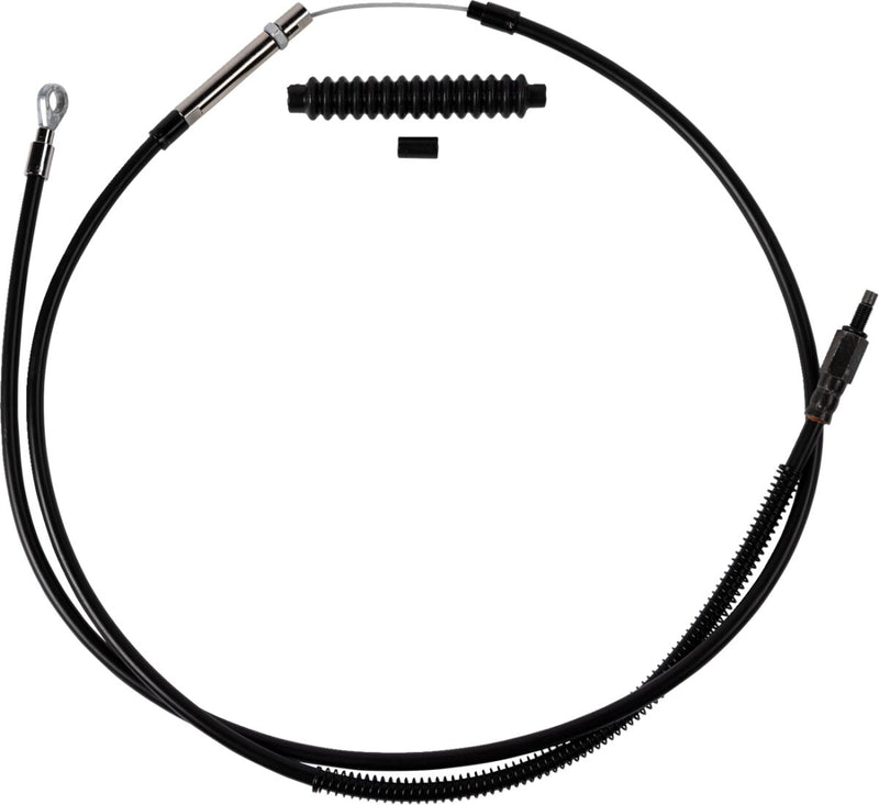 Barnett High-efficiency Black Vinyl Clutch Cable - Alternate Length, +15,2 cm (6"), Each for Harley-Davidson Softail & FXR 2018-2024