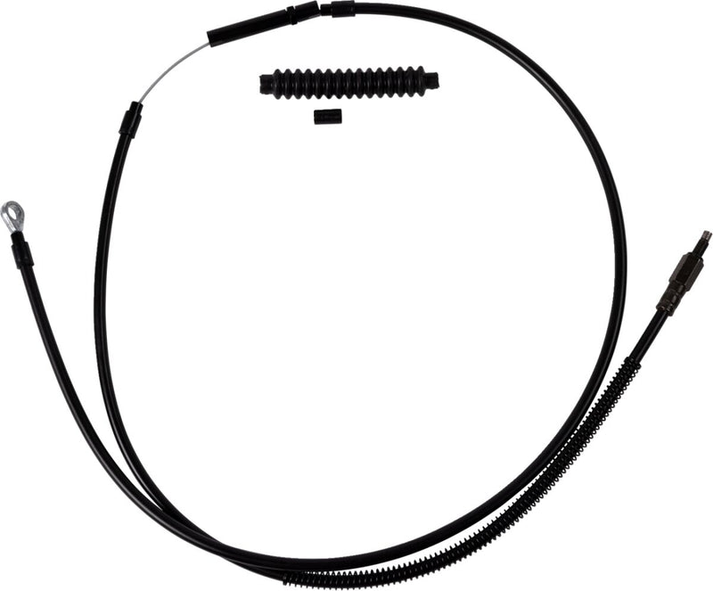 Barnett High-efficiency Stealth Clutch Cable - Each, +15,2 cm (6"), Alternate Length - Black for Harley-Davidson Softail & FXR 2018-2024