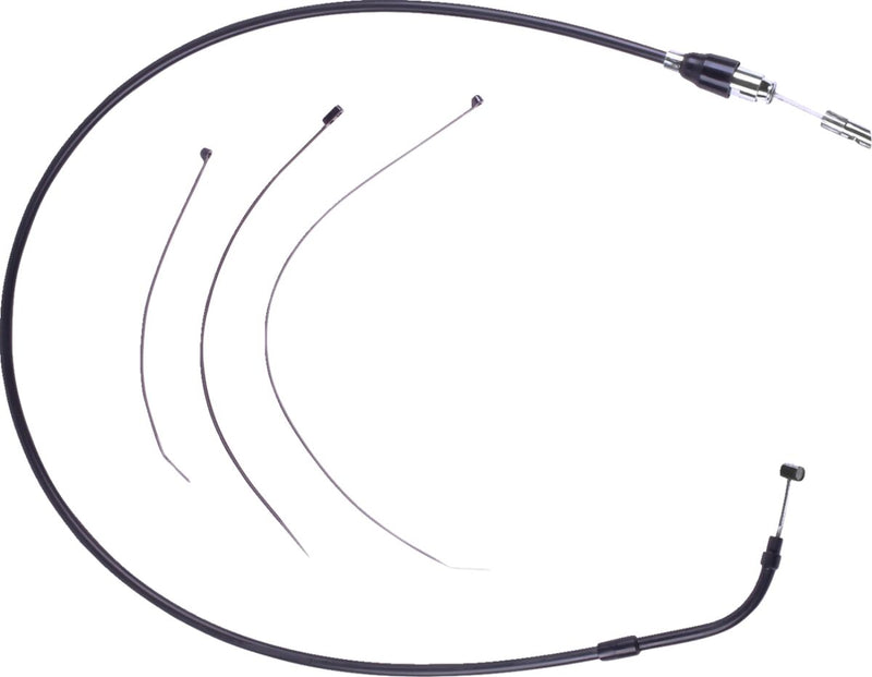 Drag Specialties Quick Connect Clutch Cable Fits Harley-Davidson Touring Models 2023-2024 Black #6323906HE