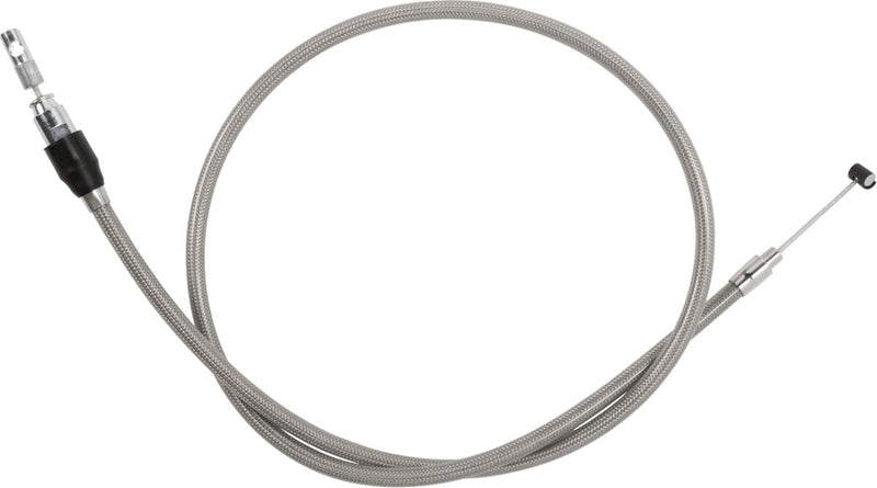 Drag Specialties Quick Connect Clutch Cable for 2023-2025 Harley-Davidson Chrome Silver Alternate Length #53238-4HE