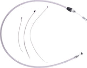 Drag Specialties Quick Connect Clutch Cable for 2023-2025 Harley-Davidson Chrome Silver Alternate Length Each