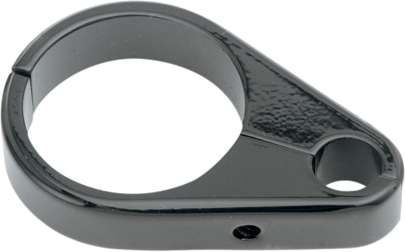 Drag Specialties Die-cast Cable Clamp - Aluminum, Clutch, Each - Black