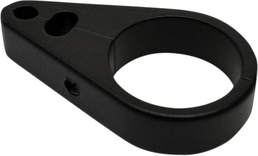 Drag Specialties Flat Black 1 1/4 in. Throttle/Idle/Brake Cable Clamp Throttle Cable